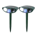 Eco‑Friendly Rabbit Deterrent with Ultrasonic & LED Lights