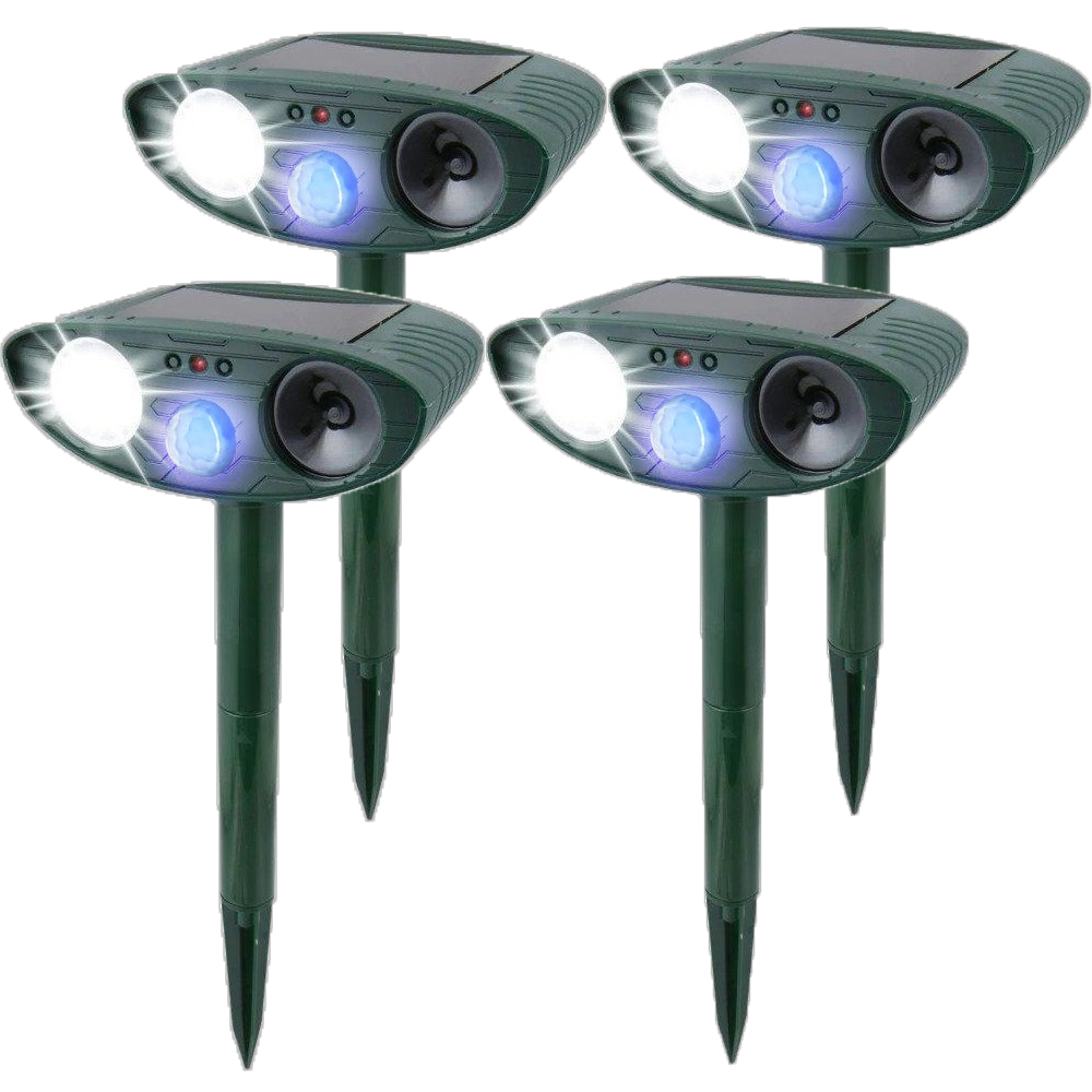 Eco‑Friendly Rabbit Deterrent with Ultrasonic & LED Lights