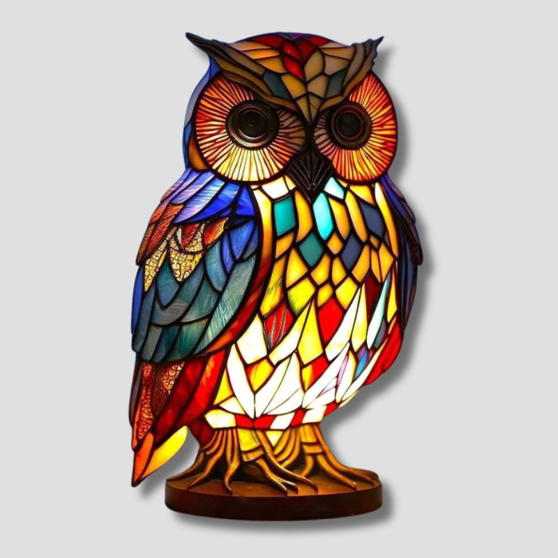 Artistic Whimsical Glass Animal Decorative Lamp