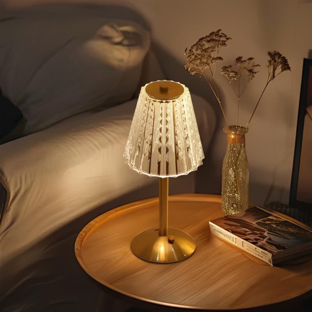 Golden Crystal Table Lamp - Image 13