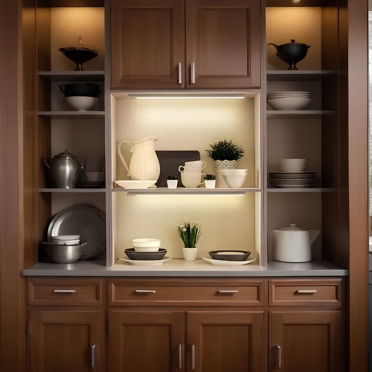 Wireless Motion Sensor Light Bar Rechargeable LED for Home Spaces