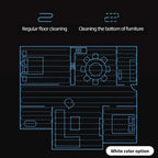 Robot Vacuum Cleaner with Mopping Function and Smart Navigation