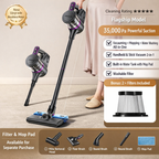 Cordless Stick Vacuum Rechargeable 2-in-1 Handheld LED Display Lightweight - Image 4