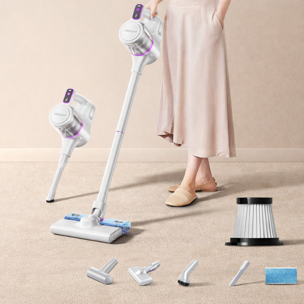 Cordless Stick Vacuum Rechargeable 2-in-1 Handheld LED Display Lightweight - Image 3