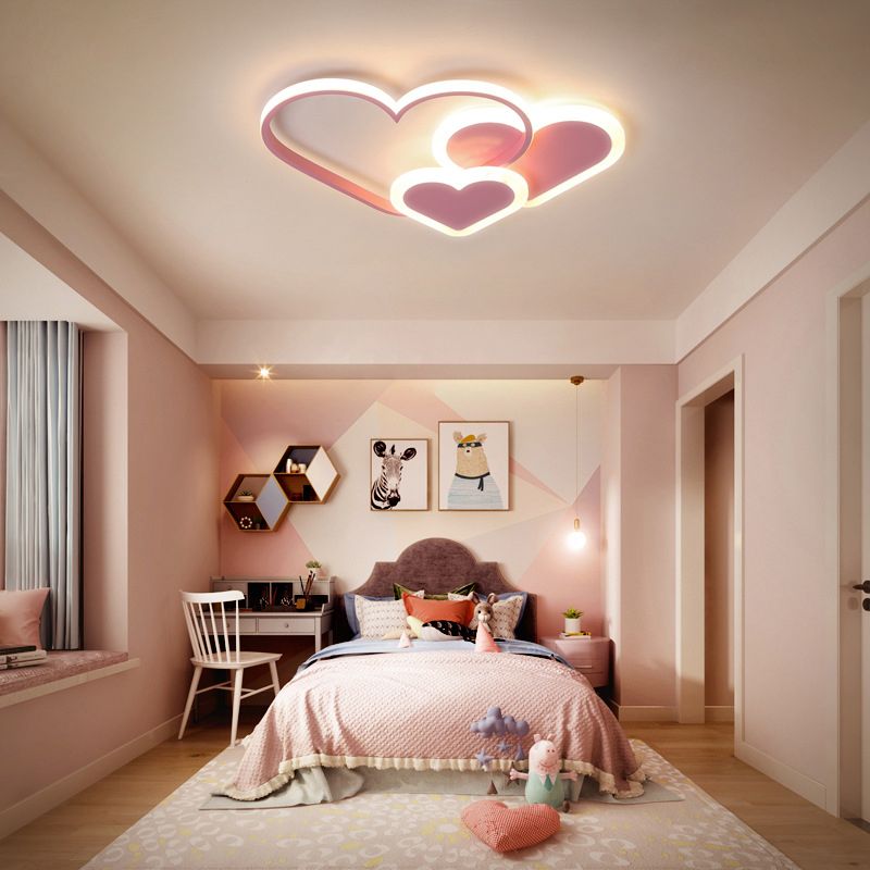 Veluna: Zeitgemäße LED-Deckenleuchte in Rosa & Weiß – für Wohnzimmer & Schlafzimmer - Image 3