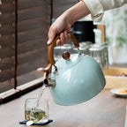 Whistling Kettle for Fast Boiling Modern Rounded Design