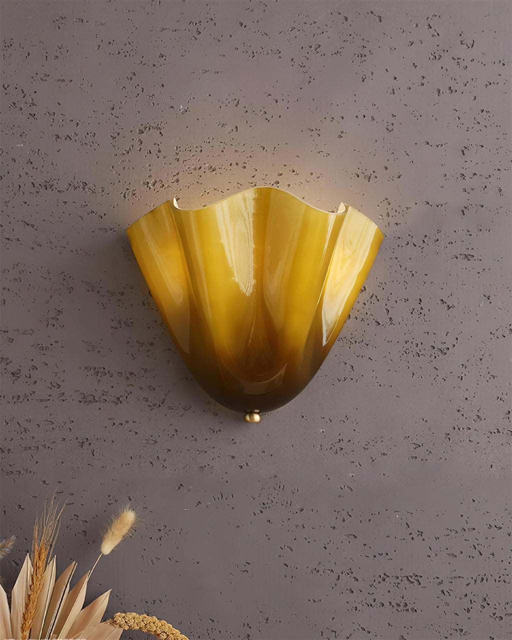 Curved Petal Design Wall Mounted Light Ambient Lighting