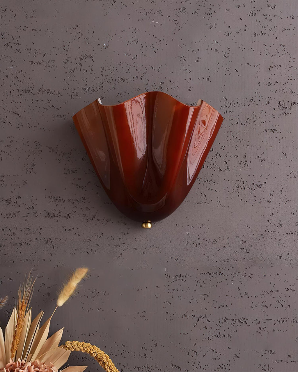 Curved Petal Design Wall Mounted Light Ambient Lighting