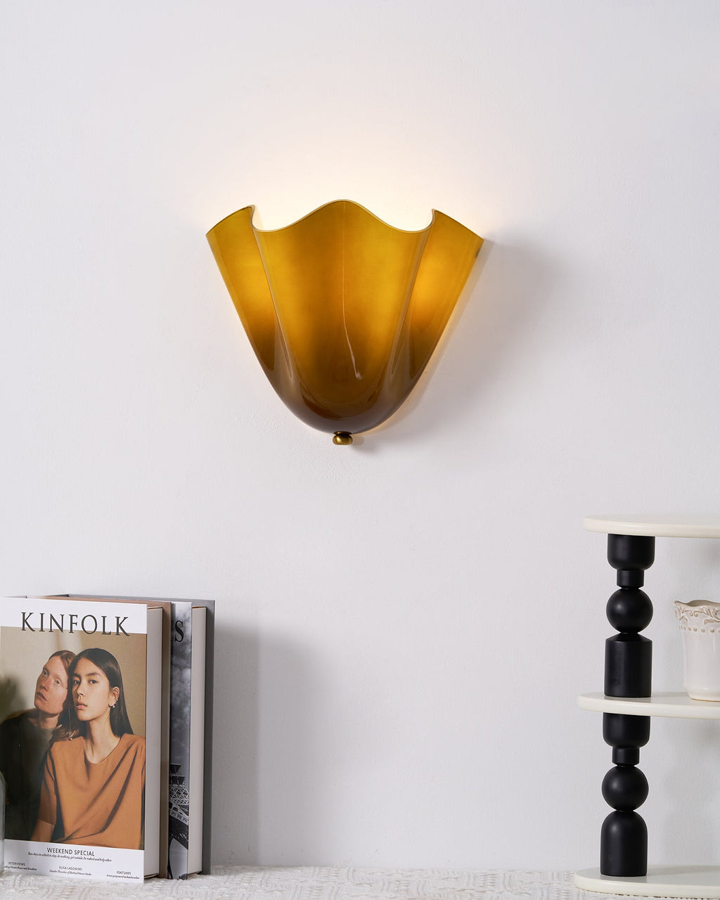 Petal Wall Lamp Contemporary Soft Glow Accent Light