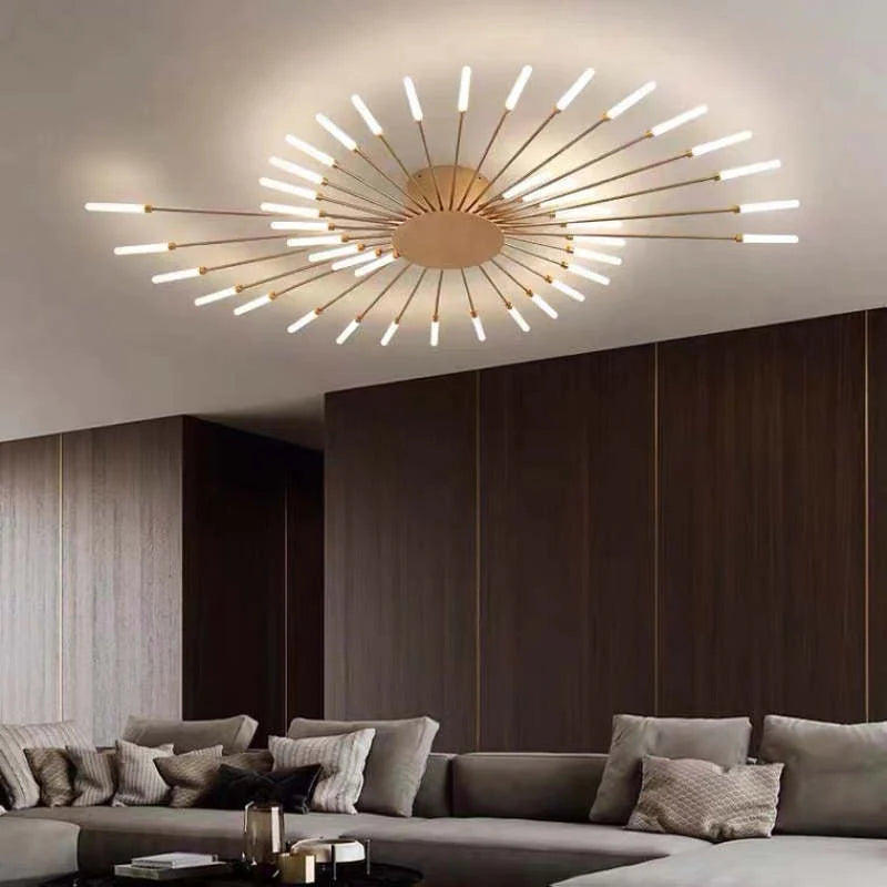 Veyron: Industrielle LED-Deckenleuchte aus Metall – für Wohnzimmer & Schlafzimmer - Image 12