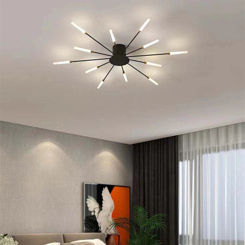 Veyron: Industrielle LED-Deckenleuchte aus Metall – für Wohnzimmer & Schlafzimmer - Image 13