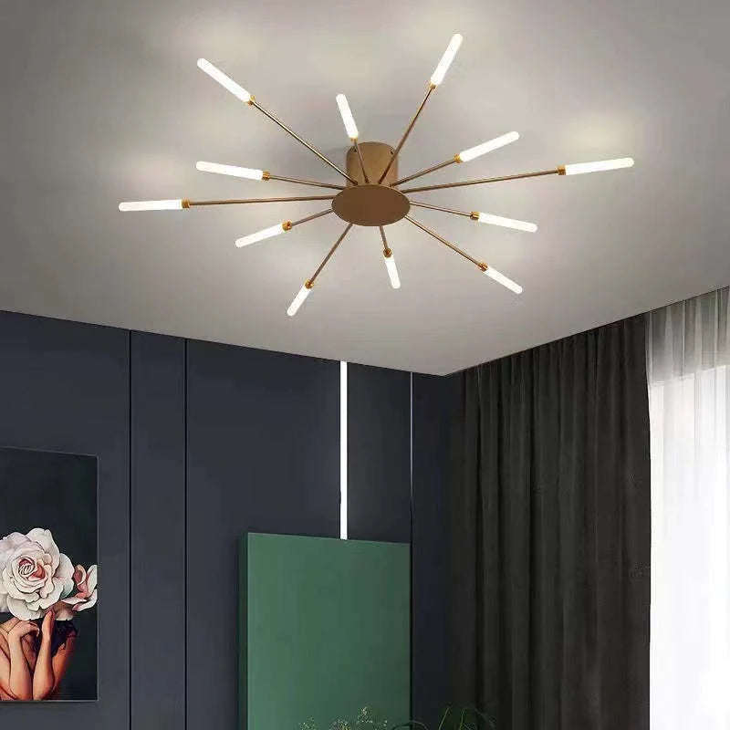 Veyron: Industrielle LED-Deckenleuchte aus Metall – für Wohnzimmer & Schlafzimmer - Image 14