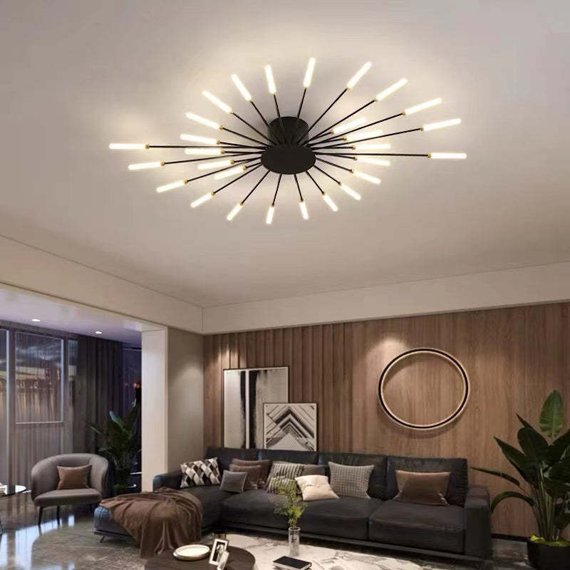 Veyron: Industrielle LED-Deckenleuchte aus Metall – für Wohnzimmer & Schlafzimmer - Image 15