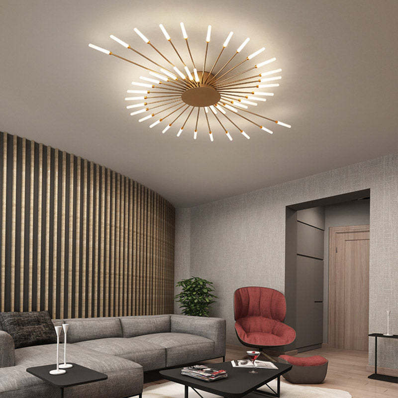 Veyron: Industrielle LED-Deckenleuchte aus Metall – für Wohnzimmer & Schlafzimmer - Image 16