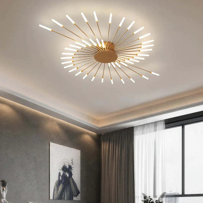 Veyron: Industrielle LED-Deckenleuchte aus Metall – für Wohnzimmer & Schlafzimmer - Image 21