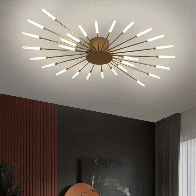 Veyron: Industrielle LED-Deckenleuchte aus Metall – für Wohnzimmer & Schlafzimmer - Image 7