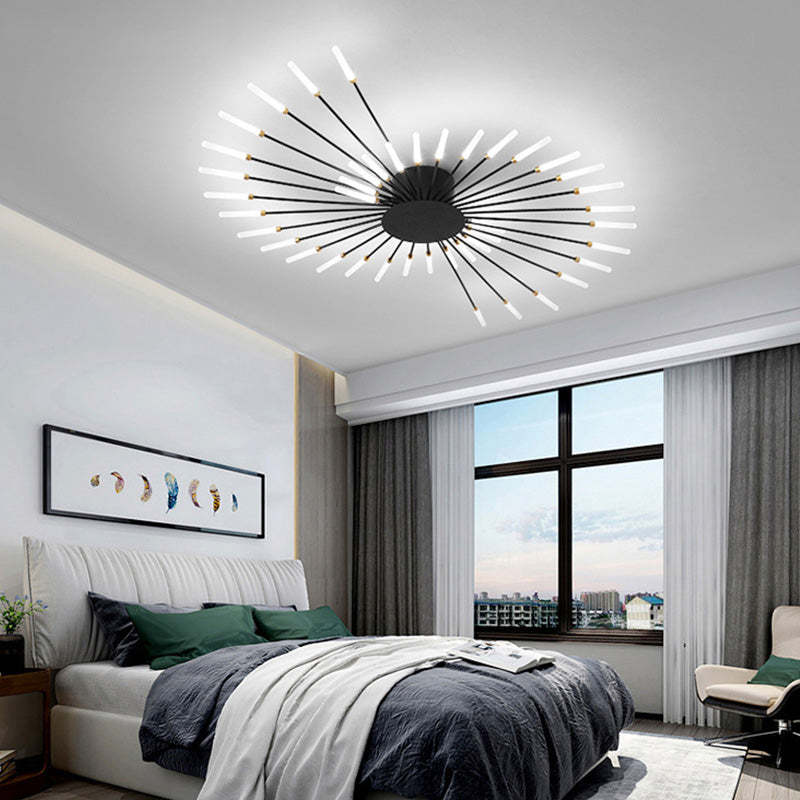 Veyron: Industrielle LED-Deckenleuchte aus Metall – für Wohnzimmer & Schlafzimmer - Image 8