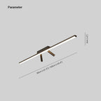 Minimalist Linear LED Ceiling Fixture Versatile Room Lighting