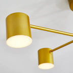 Elegant 6 Lights Ceiling Light with Adjustable Mood Lighting for Modern Home