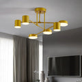 Elegant 6 Lights Ceiling Light with Adjustable Mood Lighting for Modern Home