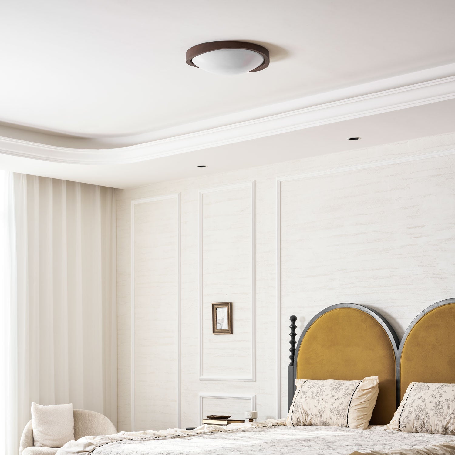 Curved Edge Ceiling Lights for Modern Interiors