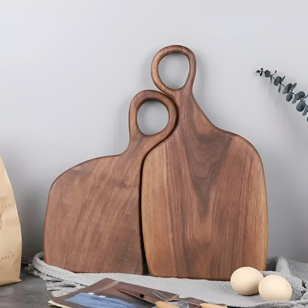 Caldrino – Walnoot Houten Snijplanken Set Van 2