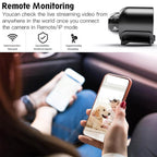 Compact HD Camera with Wide‑Angle Lens & Remote Access