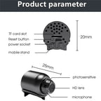 Compact HD Camera with Wide‑Angle Lens & Remote Access