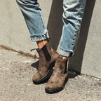 Women's Chelsea Boots Waterproof Leather Ankle Boots Slip-On Footwear - Image 7
