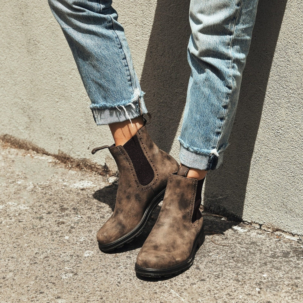 Women's Chelsea Boots Waterproof Leather Ankle Boots Slip-On Footwear - Image 7