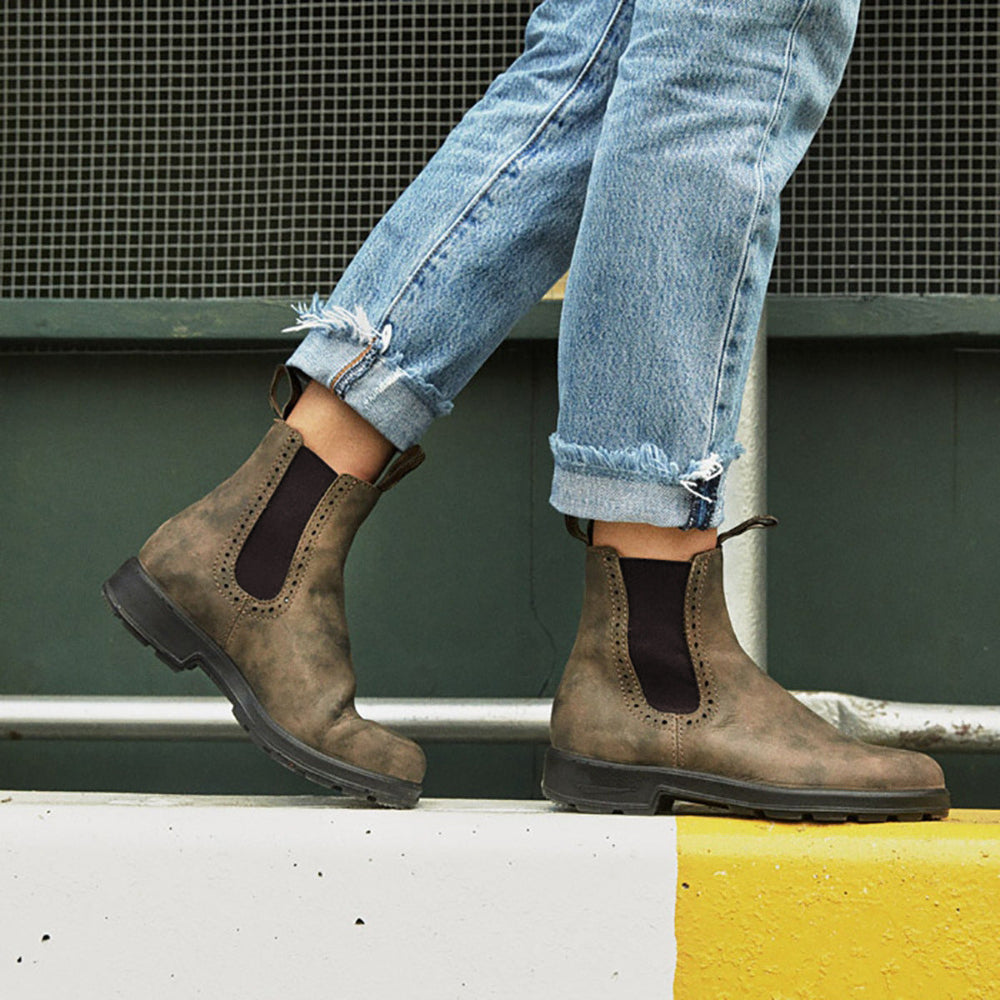 Women's Chelsea Boots Waterproof Leather Ankle Boots Slip-On Footwear - Image 6