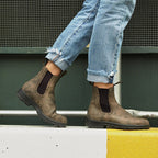 Women's Chelsea Boots Waterproof Leather Ankle Boots Slip-On Footwear - Image 6