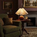 Contemporary Sculpted Table Lamps with 3-Step Dimming