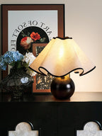Contemporary Sculpted Table Lamps with 3-Step Dimming