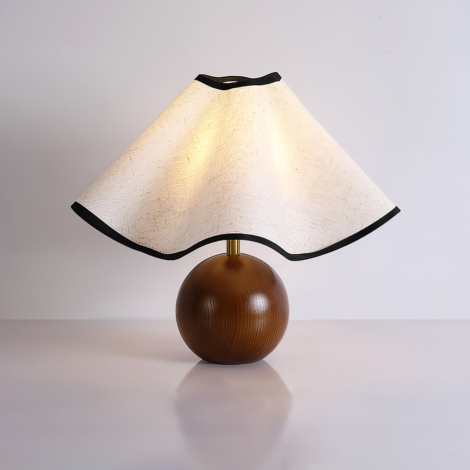 Contemporary Sculpted Table Lamps with 3-Step Dimming