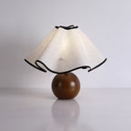 Contemporary Sculpted Table Lamps with 3-Step Dimming