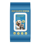 Gentle Pet Wipe Gloves for Daily Care