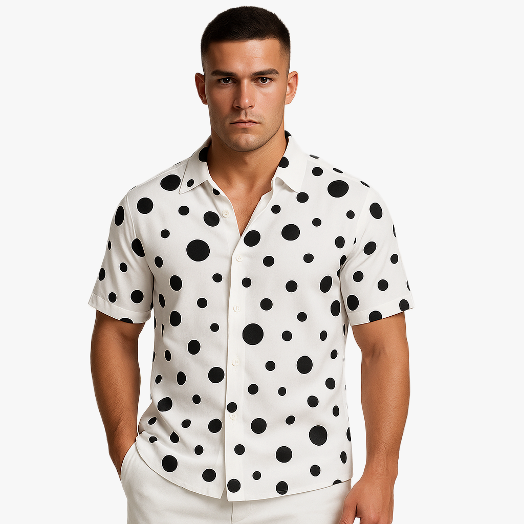 Stylish Polka Dot Shirt for Men