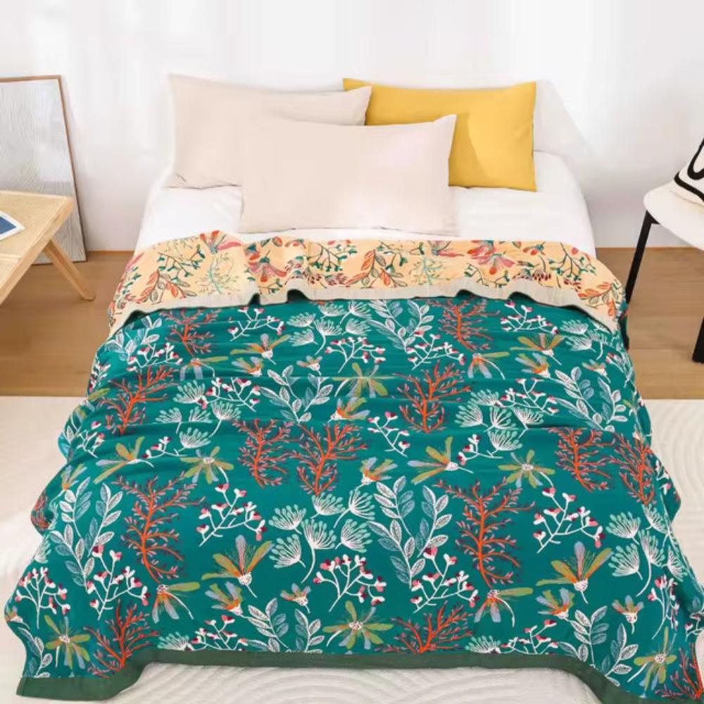 Decorative Comfort Blanket Wildflower Inspired Design