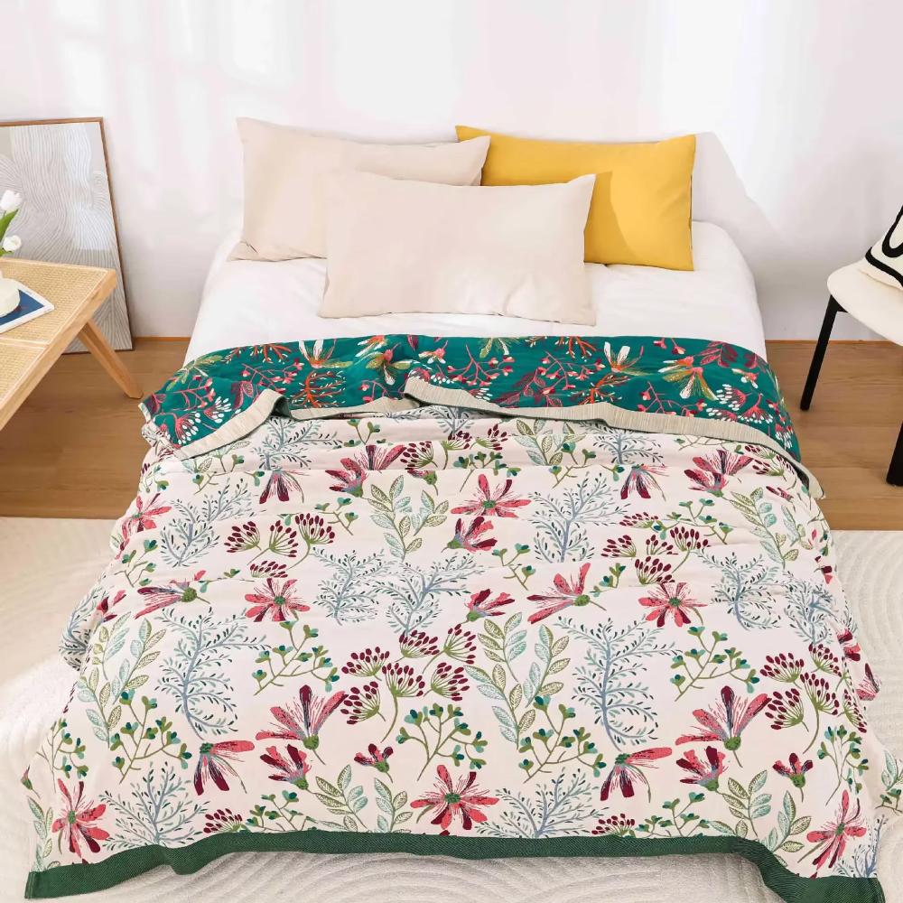 Decorative Comfort Blanket Wildflower Inspired Design