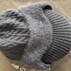 Knit Trapper Hat Ear Flaps - Image 13