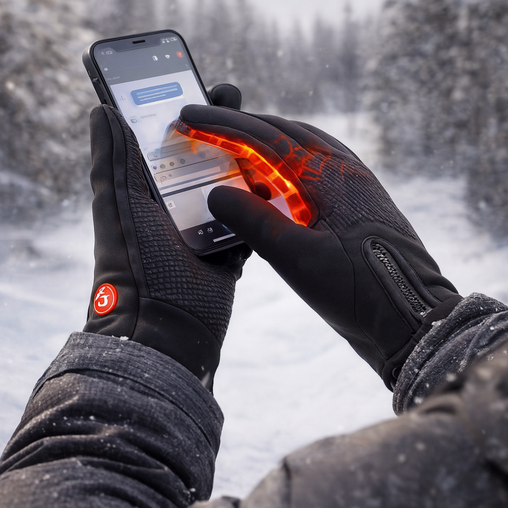 Heated Gloves Electric Touchscreen Waterproof Winter Outdoor