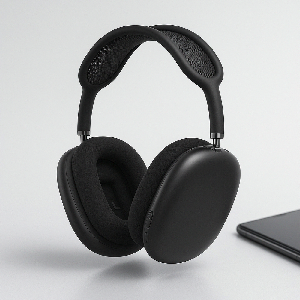 Wireless Over Ear Headphones Noise Cancelling Bluetooth Built-in Mic - Image 5