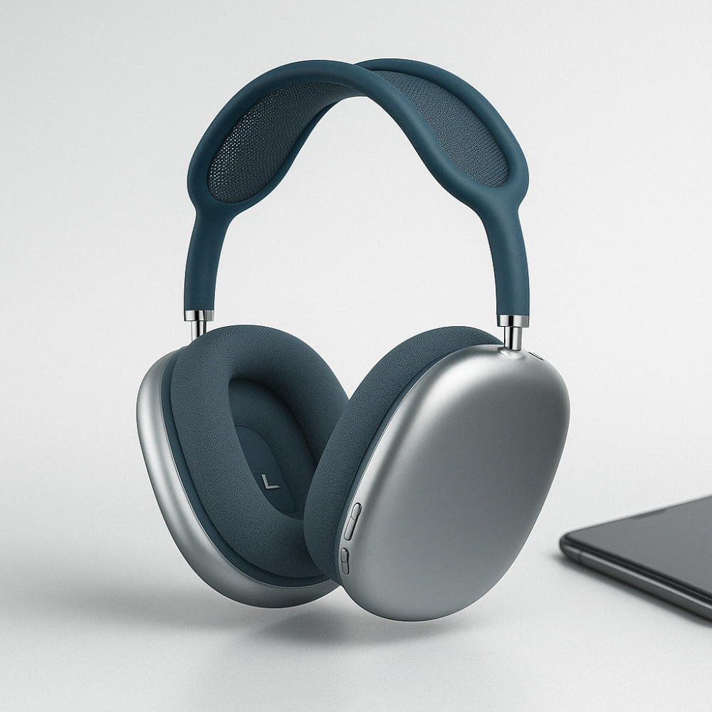 Wireless Over Ear Headphones Noise Cancelling Bluetooth Built-in Mic - Image 6