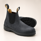 Women's Chelsea Boots Waterproof Leather Ankle Boots Slip-On Footwear - Image 3