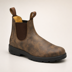 Women's Chelsea Boots Waterproof Leather Ankle Boots Slip-On Footwear - Image 2