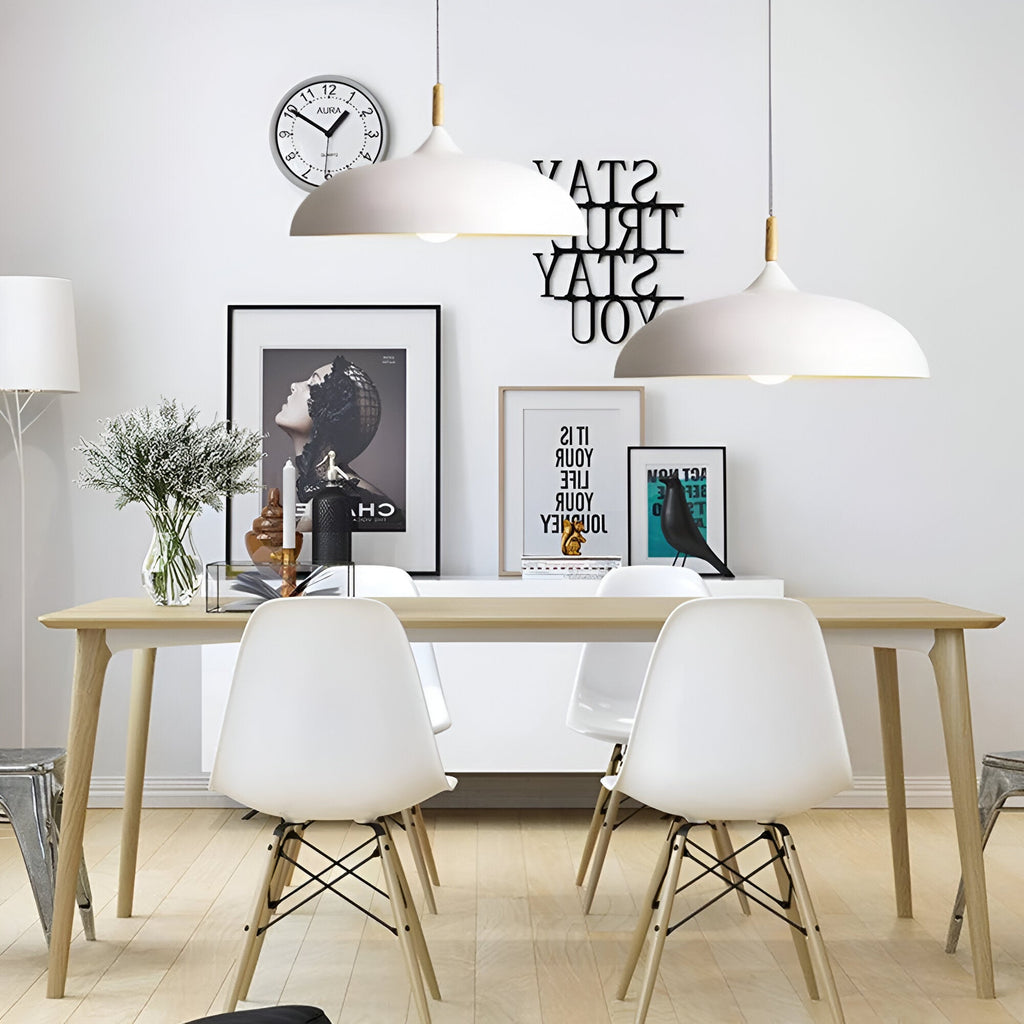 WoodLoom: Skandinavische Holz Pendelleuchte – Moderne Hängelampe für Esszimmer & Küche - Image 11