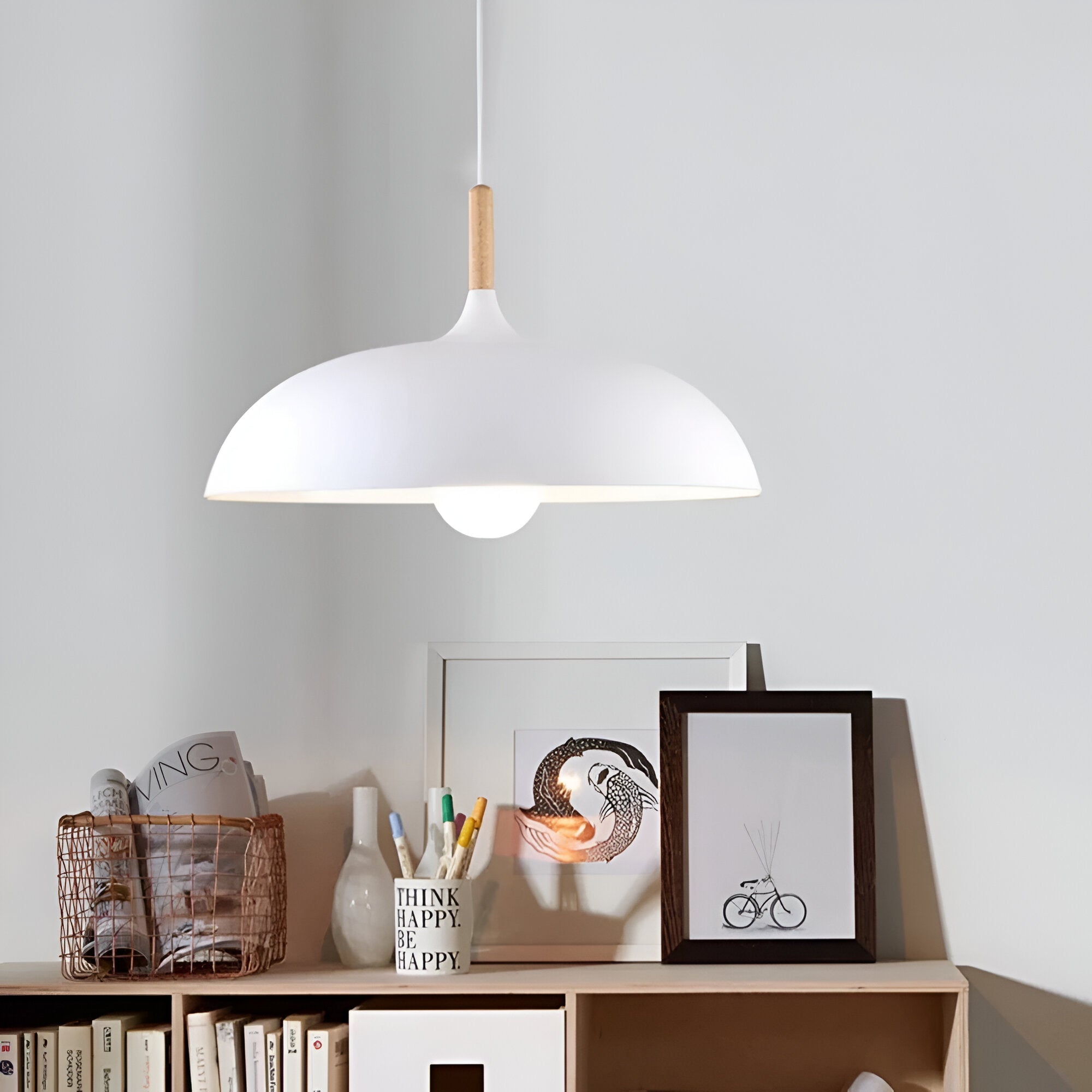WoodLoom: Skandinavische Holz Pendelleuchte – Moderne Hängelampe für Esszimmer & Küche - Image 16