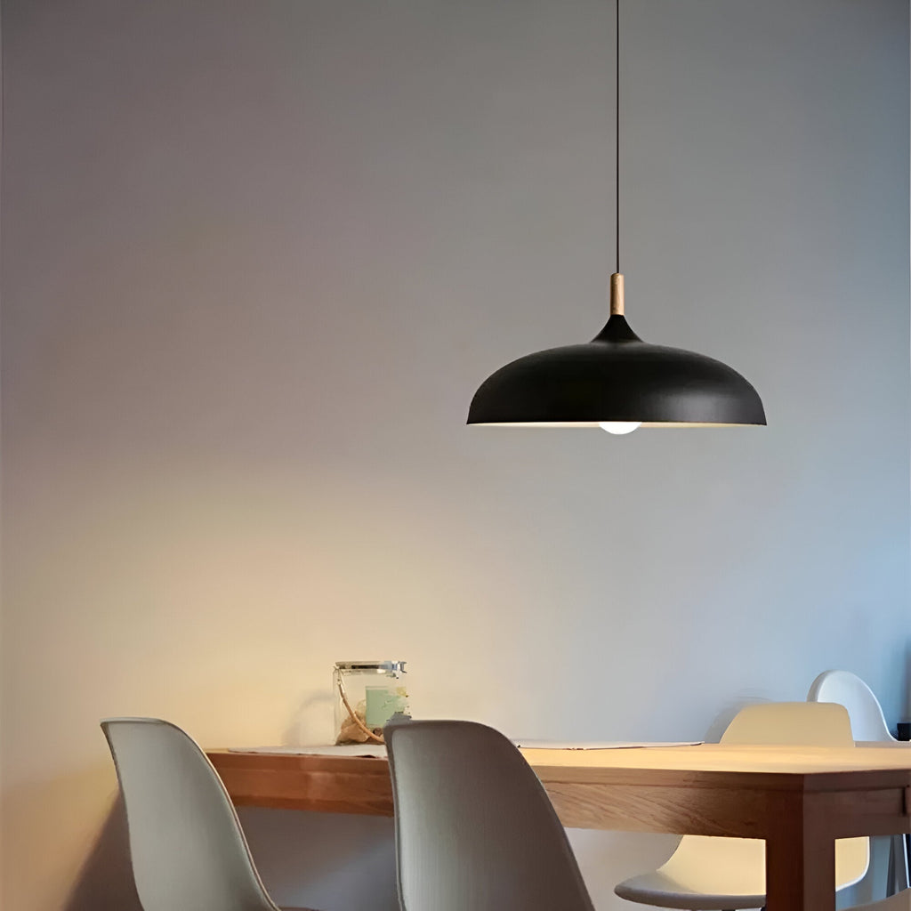 WoodLoom: Skandinavische Holz Pendelleuchte – Moderne Hängelampe für Esszimmer & Küche - Image 2
