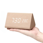 WoodSense: Designer Schreibtischuhr mit LED-Anzeige und Klatschfunktion – für moderne Wohnräume - Image 19